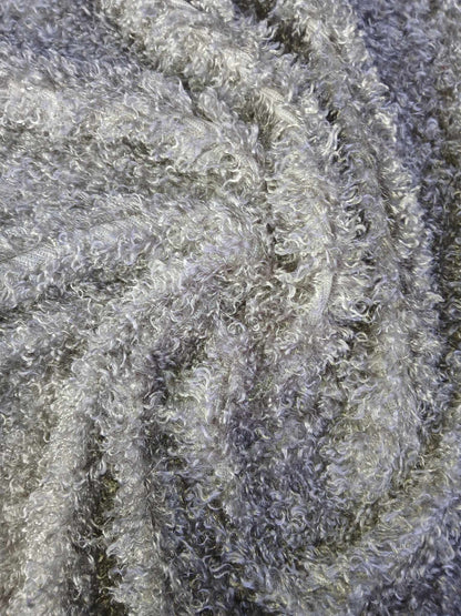 Fur -Silver Grey - 63" Wide - Sold By The Metre