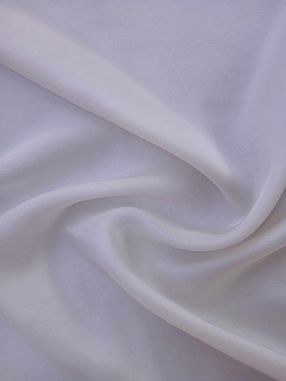 Satin - Ecru - 60" Wide - Sold By The Metre