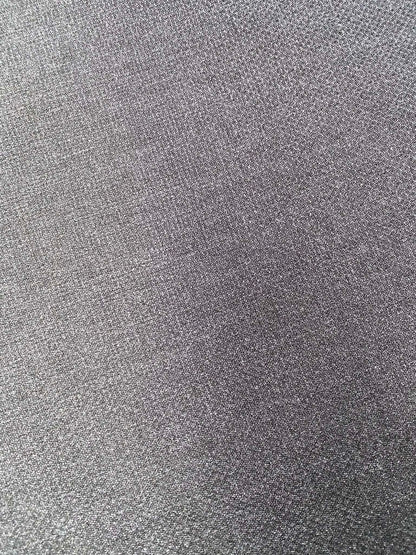 Canvas Weave Suiting - Grey - 59"wide - Sold By The Metre
