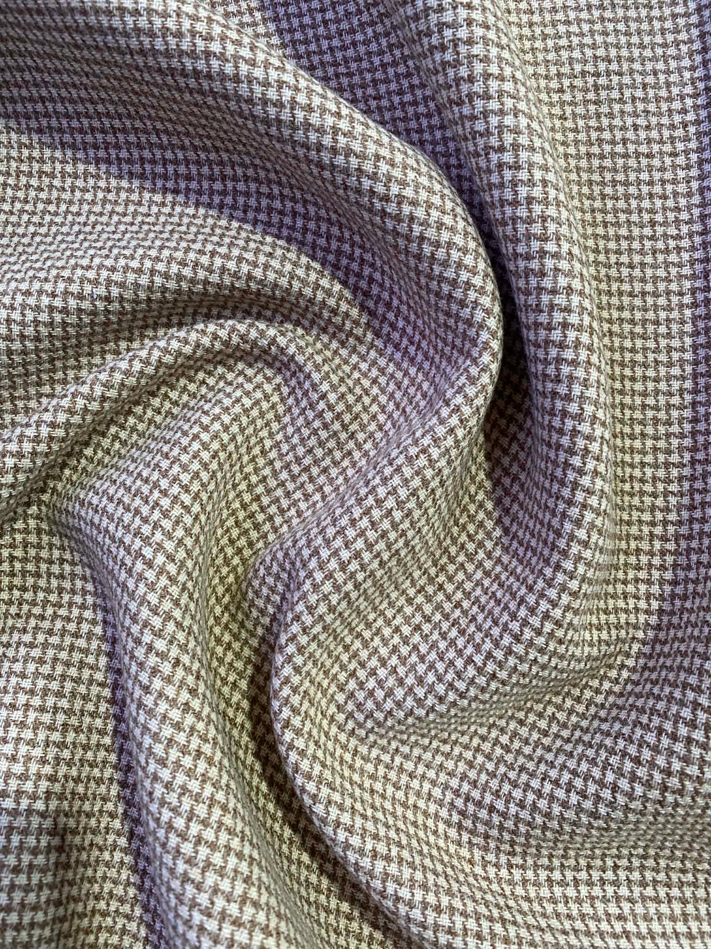 Washable Wool Reversable Dogtooth - Camel - 60"Wide - Sold By The Metre