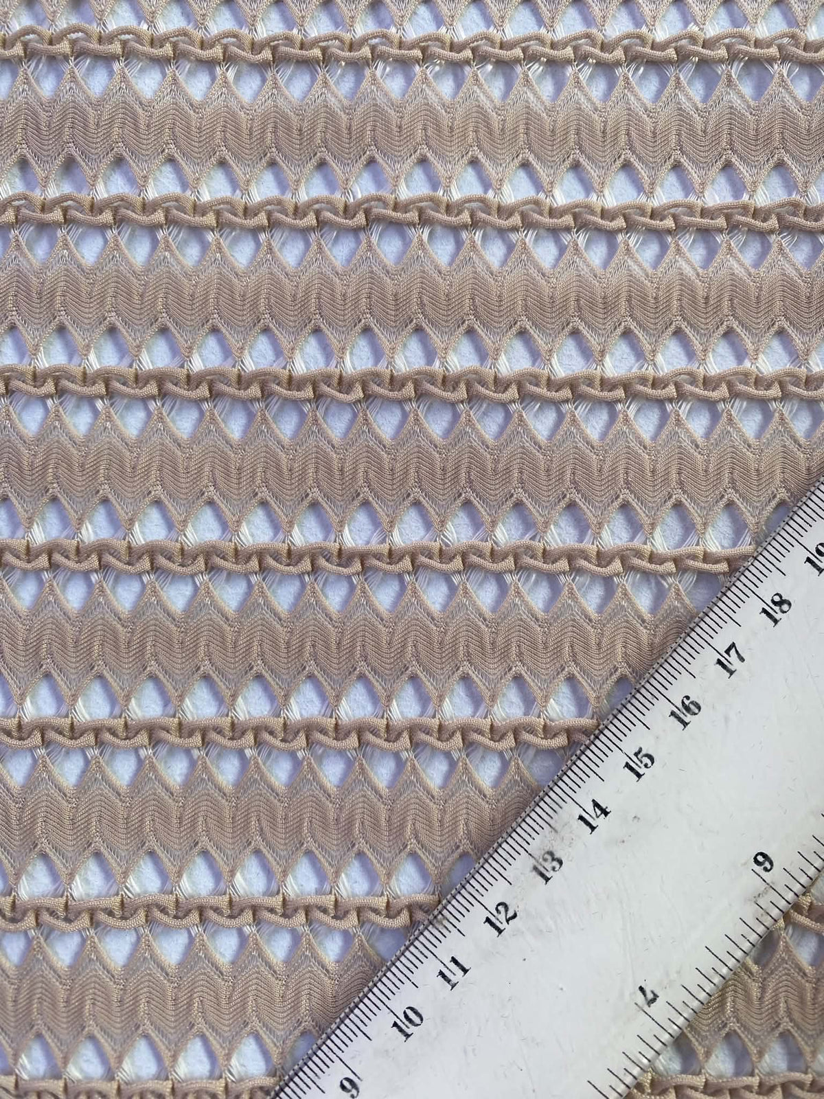 Lattice Stretch Fabric - 100% Polyester - 59" Wide