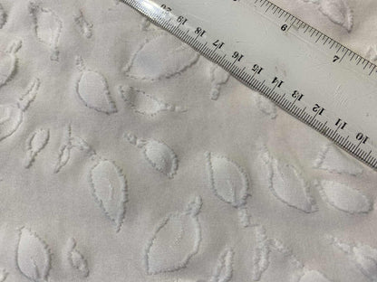 Phase 8 Poly Lycra Burnout - White - 60"Wide - Sold By The Metre