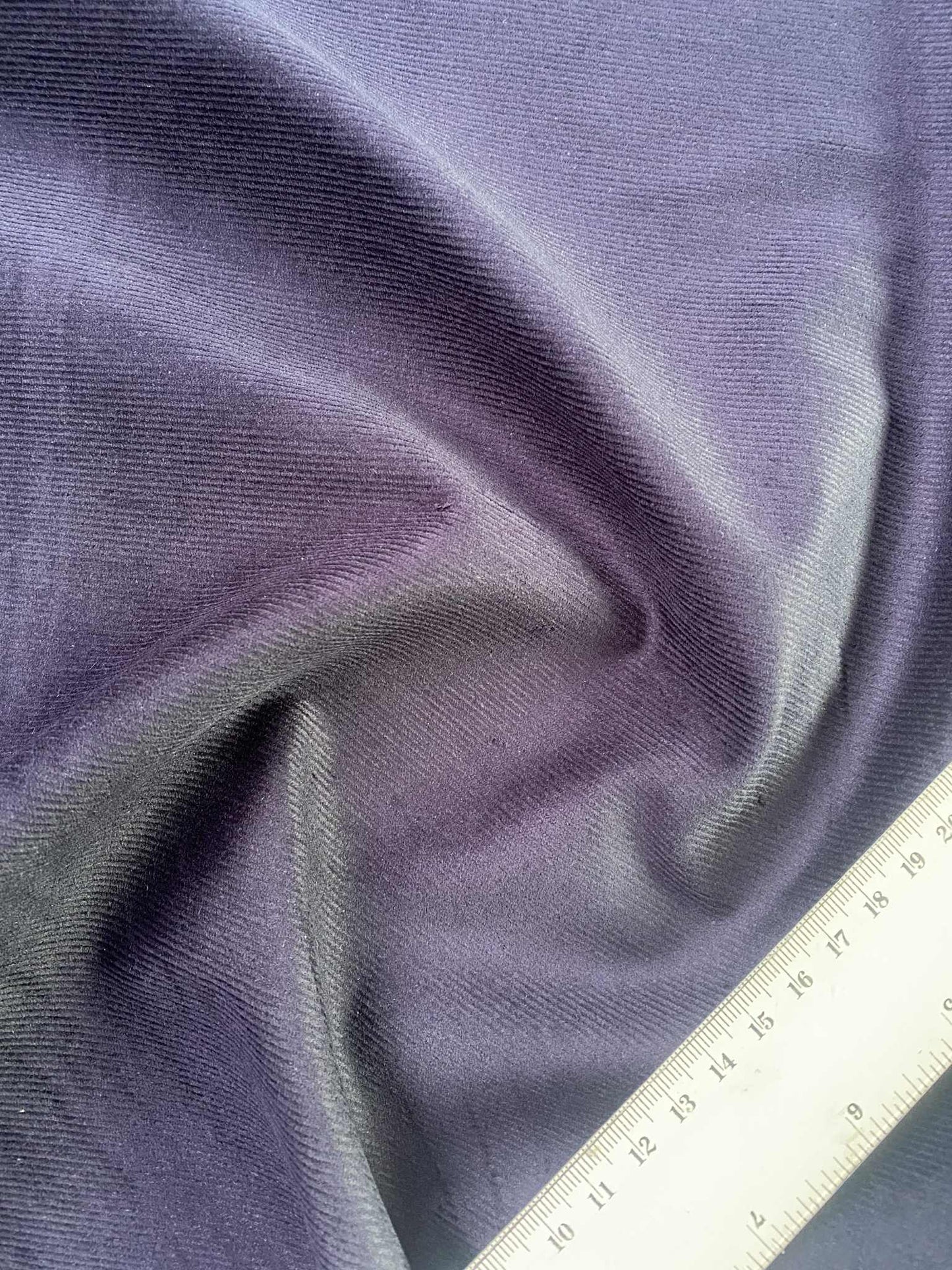 100% Cotton Corduroy - Navy - 58"Wide - Sold By The Metre