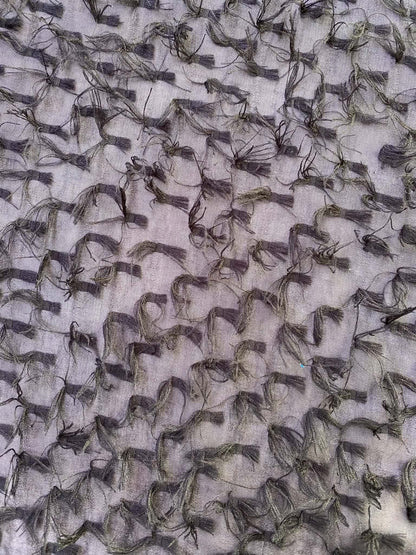 Black Eyelash Chiffon Fabric - 57" Wide, £2.50 per Metre