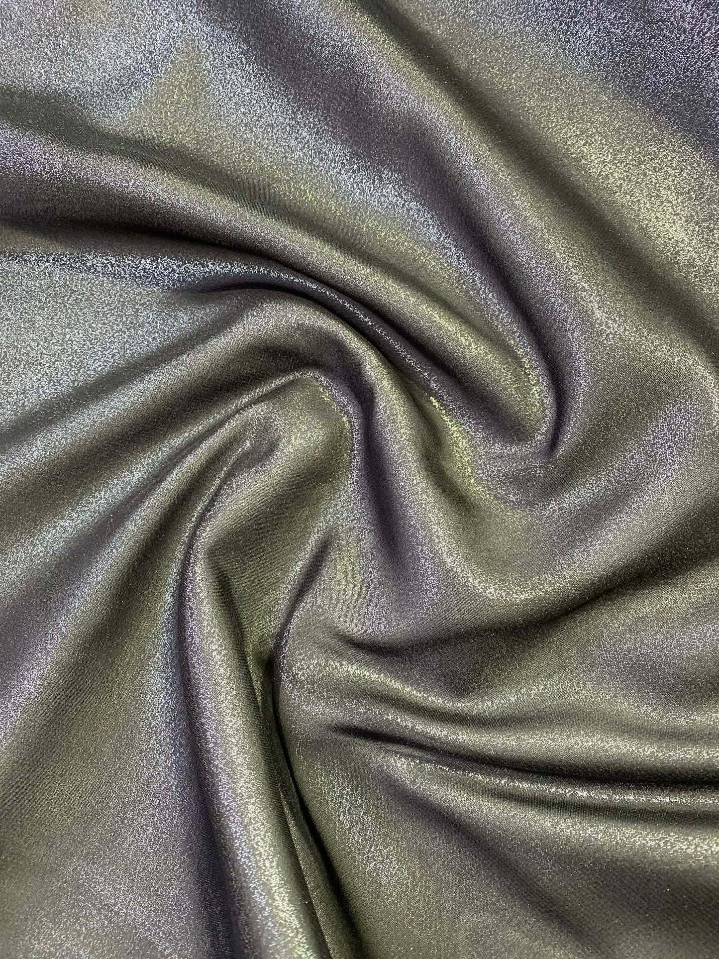 Foiled Chiffon - Silver - 58"Wide - Sold By The Metre