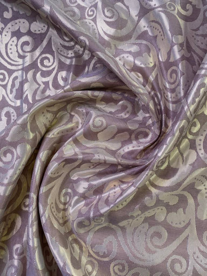 Brocade - Beige/Gold - 63" Wide - Sold By The Metre