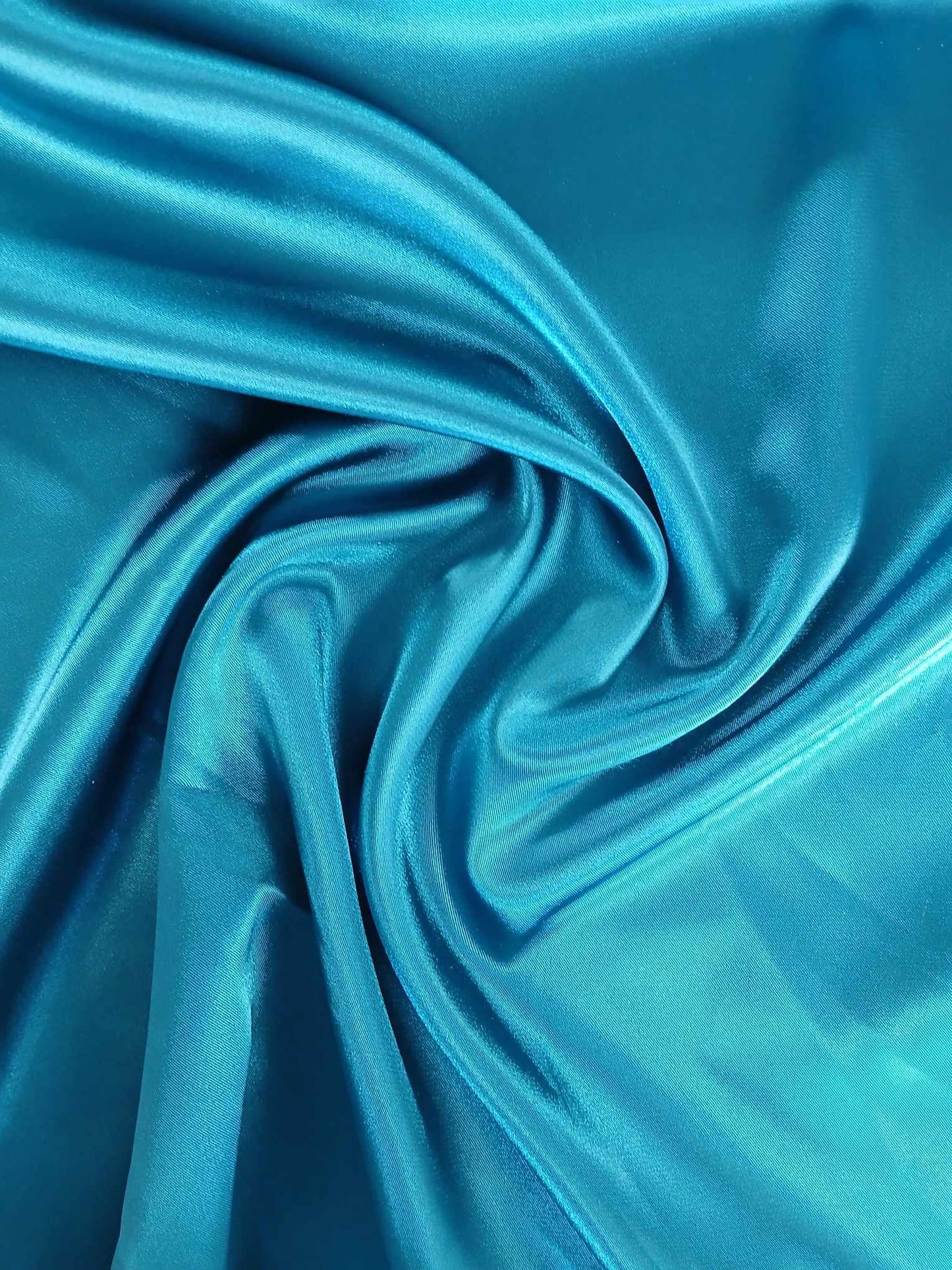 Satin Crepe De Chine - Kingfisher - 59" Wide - Sold By the Metre