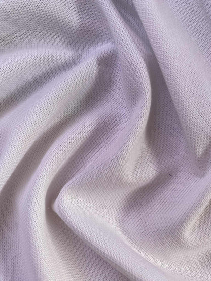 100% Cotton Pique - White - 65" Wide - Sold By The Metre