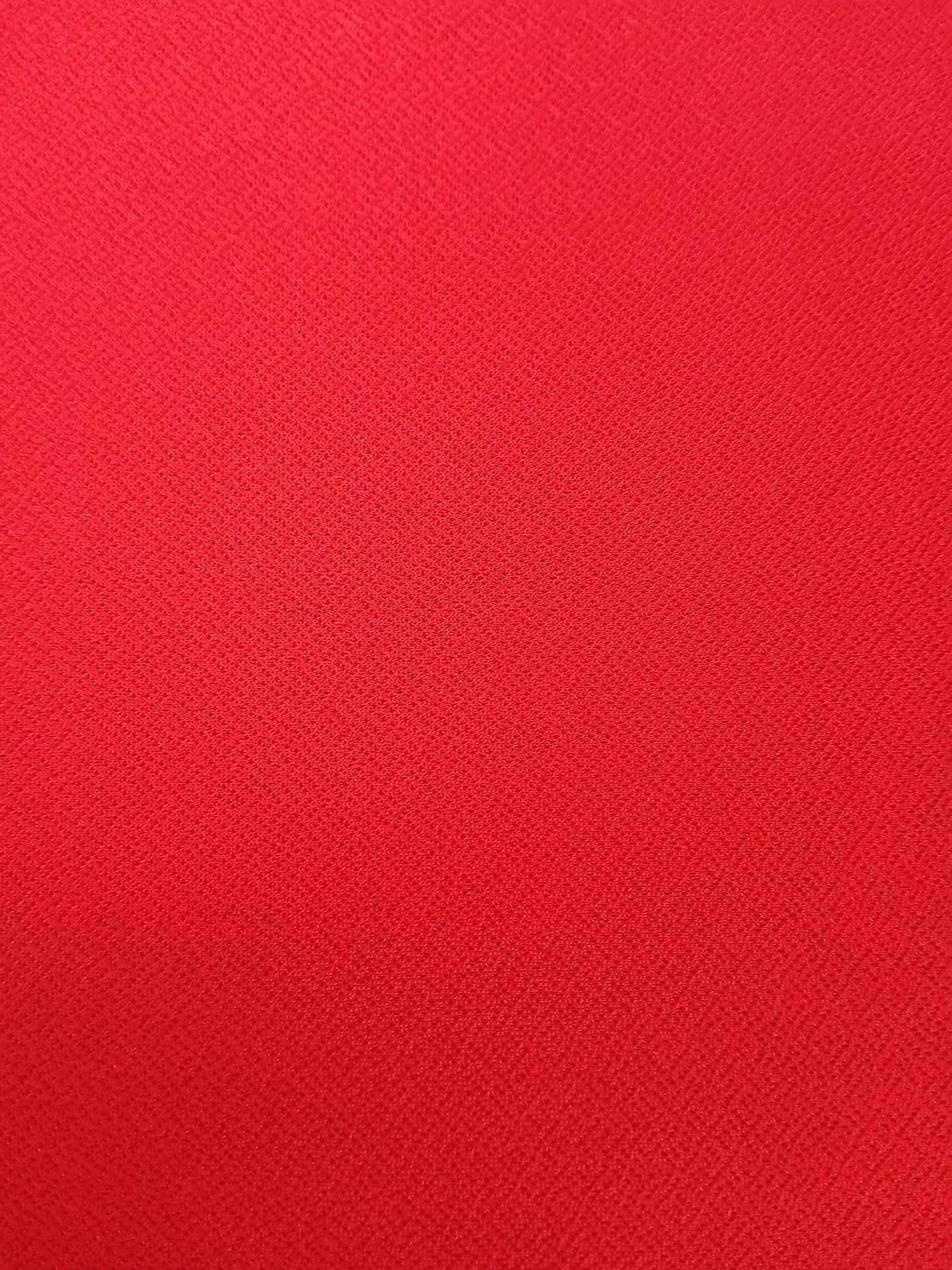 Valentino Crepe - Red - 60" Wide - Sold By the Metre