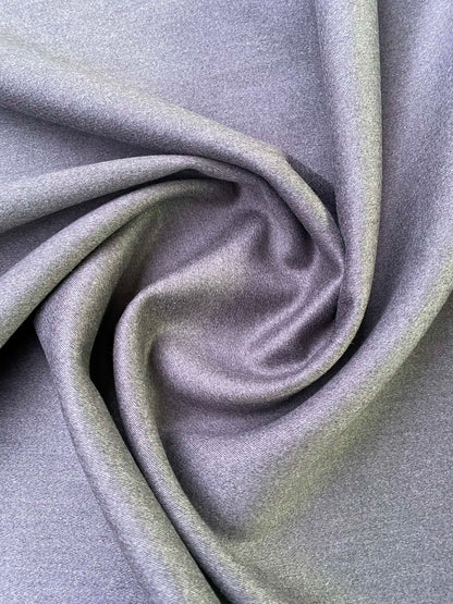100% Wool Fabric - Grey - 30" Wide - Traditional Tailoring & Heritage Quality - £5.99/m