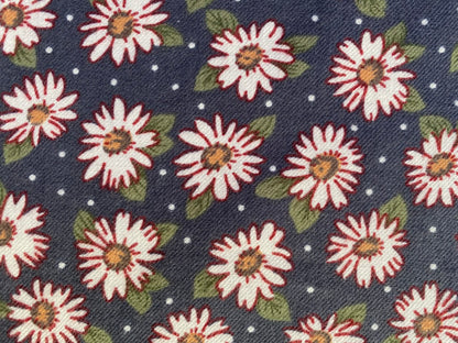 Printed Needlecord 100% Cotton - Grey/Green/White - 57"Wide - Sold By The Metre