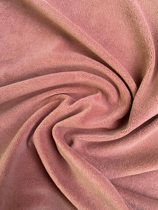 Terry Velour - Grape - 64"Wide - Sold By The Metre