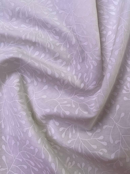 100% Cotton - Blenders 05 - White on Cream - 44" Wide - Sold By The Metre