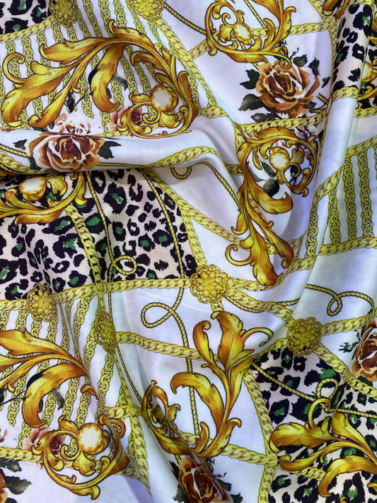 Cotton Satin - White/Gold/Yellow/Black/Pink - 56"Wide - Sold By The Metre