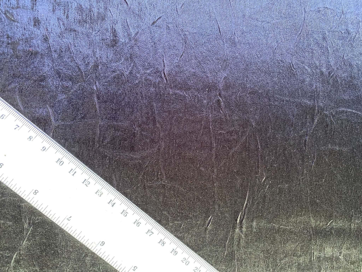 Tin Man Metallic Black Polyester Fabric - 58" Wide, No Stretch