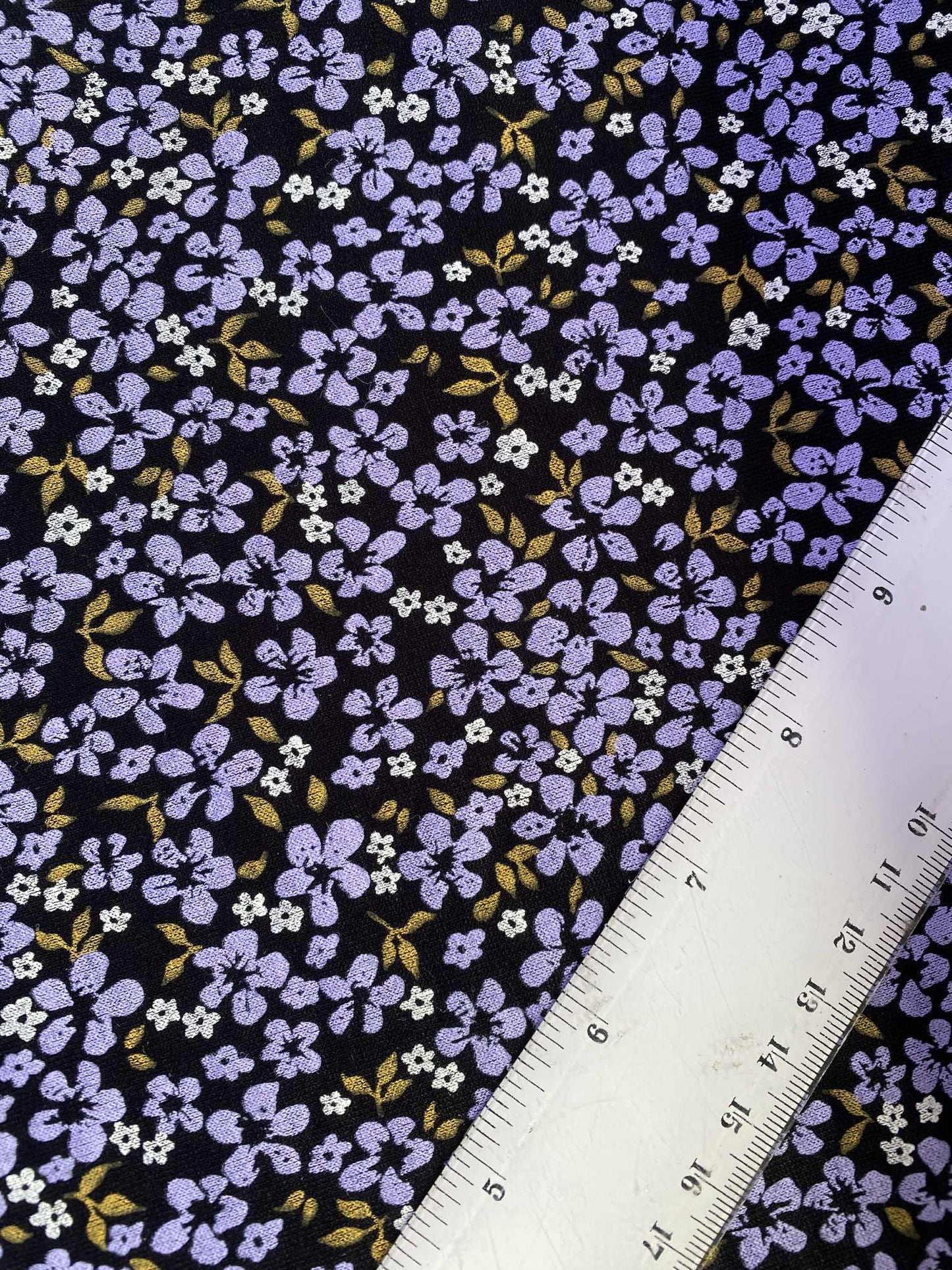 Viscose Lycra - Black/Lilac/Mustard/White - 62"Wide - Sold By The Metre