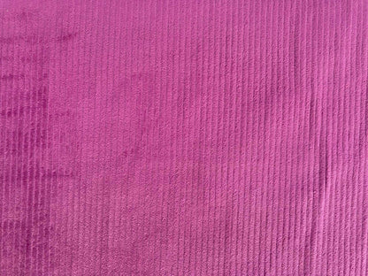 100% Cotton Corduroy - Pink - 57"Wide - Sold By The Metre