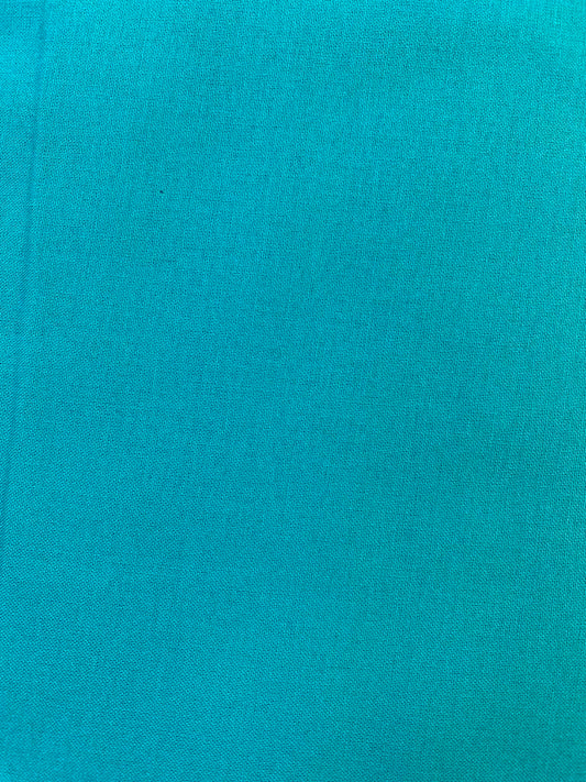 100% Cotton Plain Crafting & Quilting Fabric - 58" Wide - Teal - £4.99/m