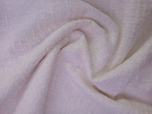 River Island Boucle - Ivory - 55" Wide - Sold By The Metre