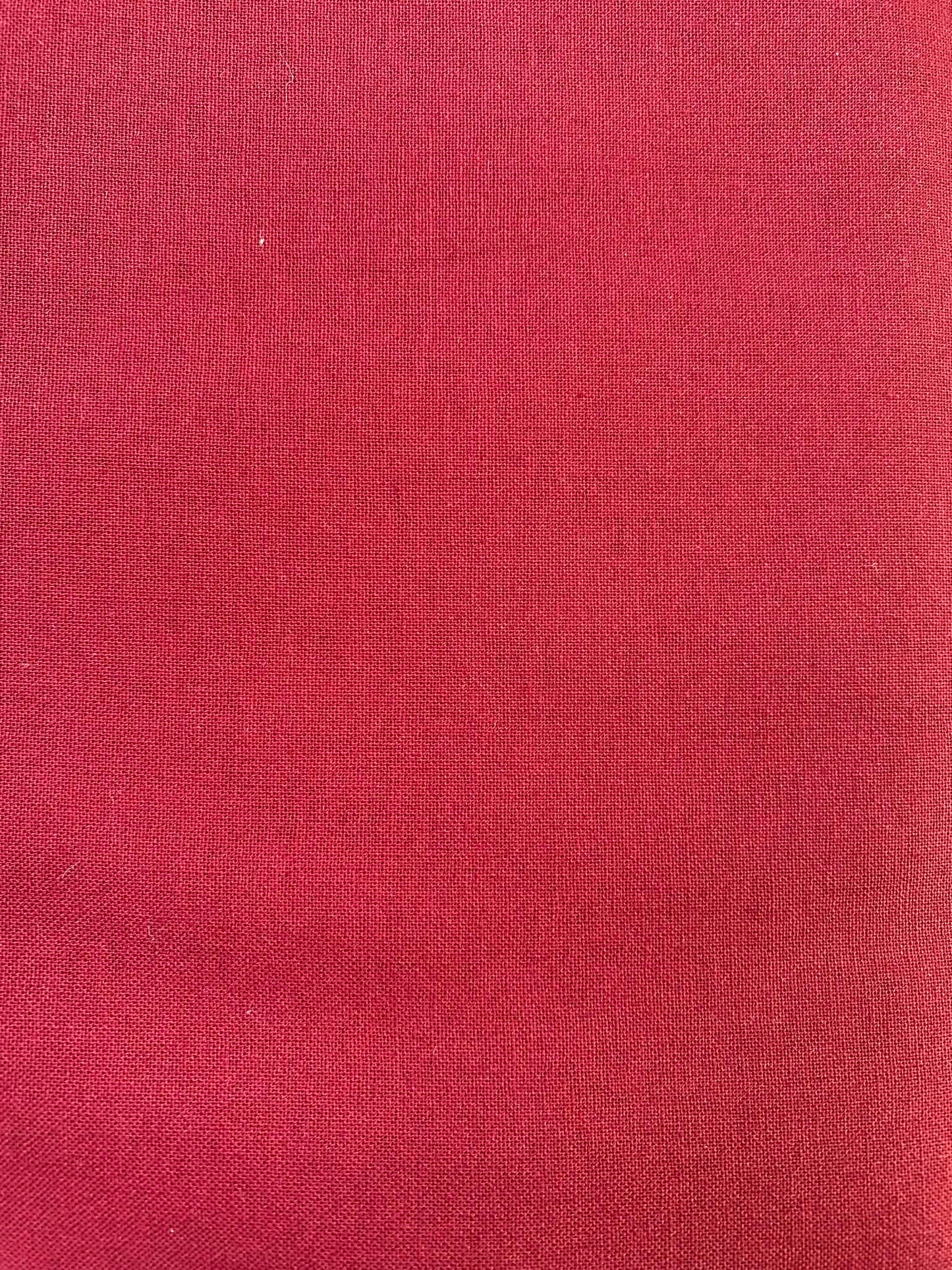 100% Cotton Plain Crafting & Quilting Fabric - 58" Wide - Burgundy - £4.99/m