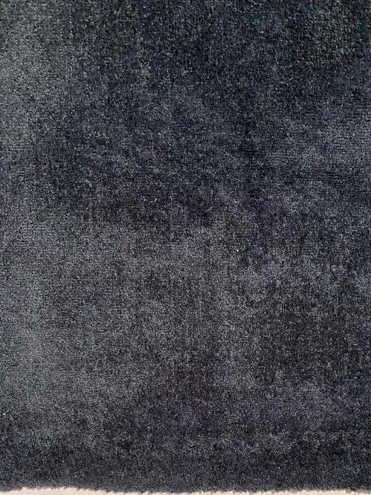 Terry Velour - Black - 64"Wide - Sold By The Metre