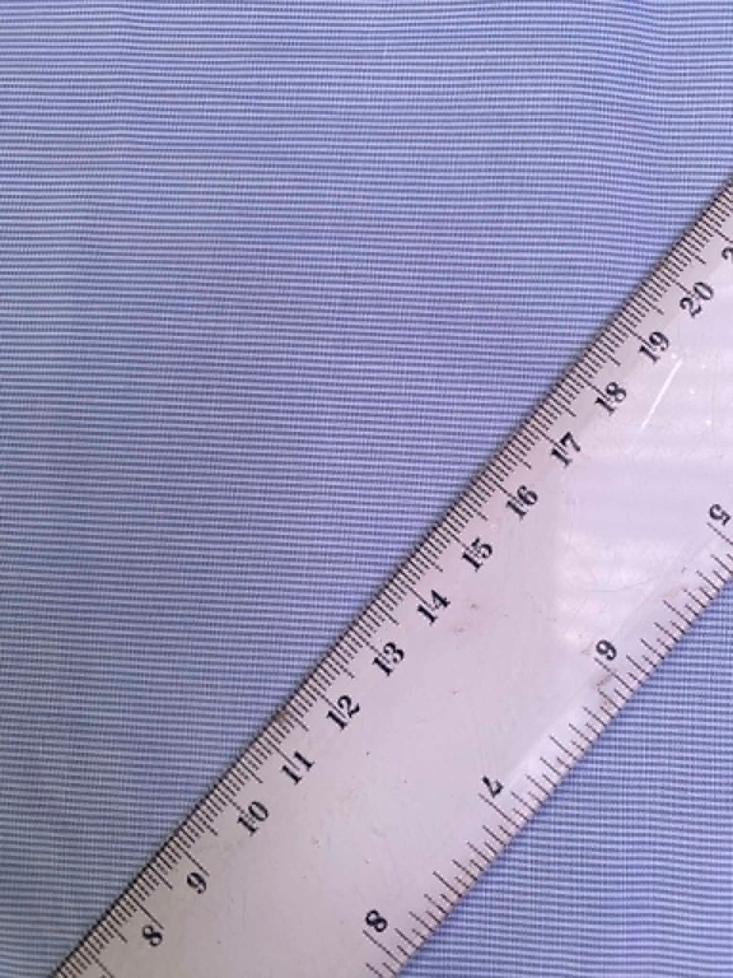100% Cotton Chambray Striped Fabric - 59" Wide - Navy Blue & White Classic Dressmaking Shirting No Stretch
