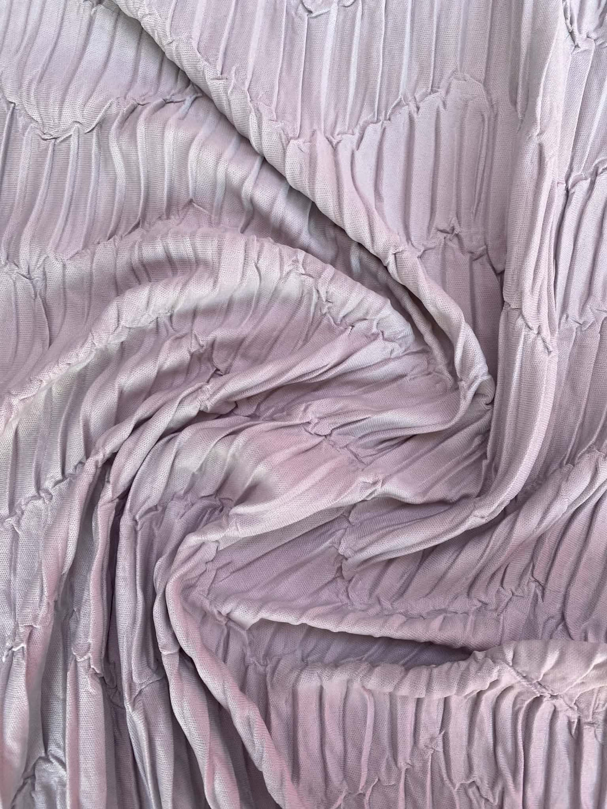 Chevron Pleated Stretch Polyester Fabric - 68" Wide, £3.99 per Metre