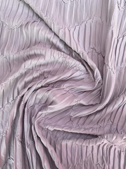 Chevron Pleated Stretch Polyester Fabric - 68" Wide, £3.99 per Metre