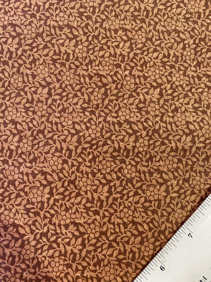 100% Cotton - Brown - 110"Wide - Sold By The Metre