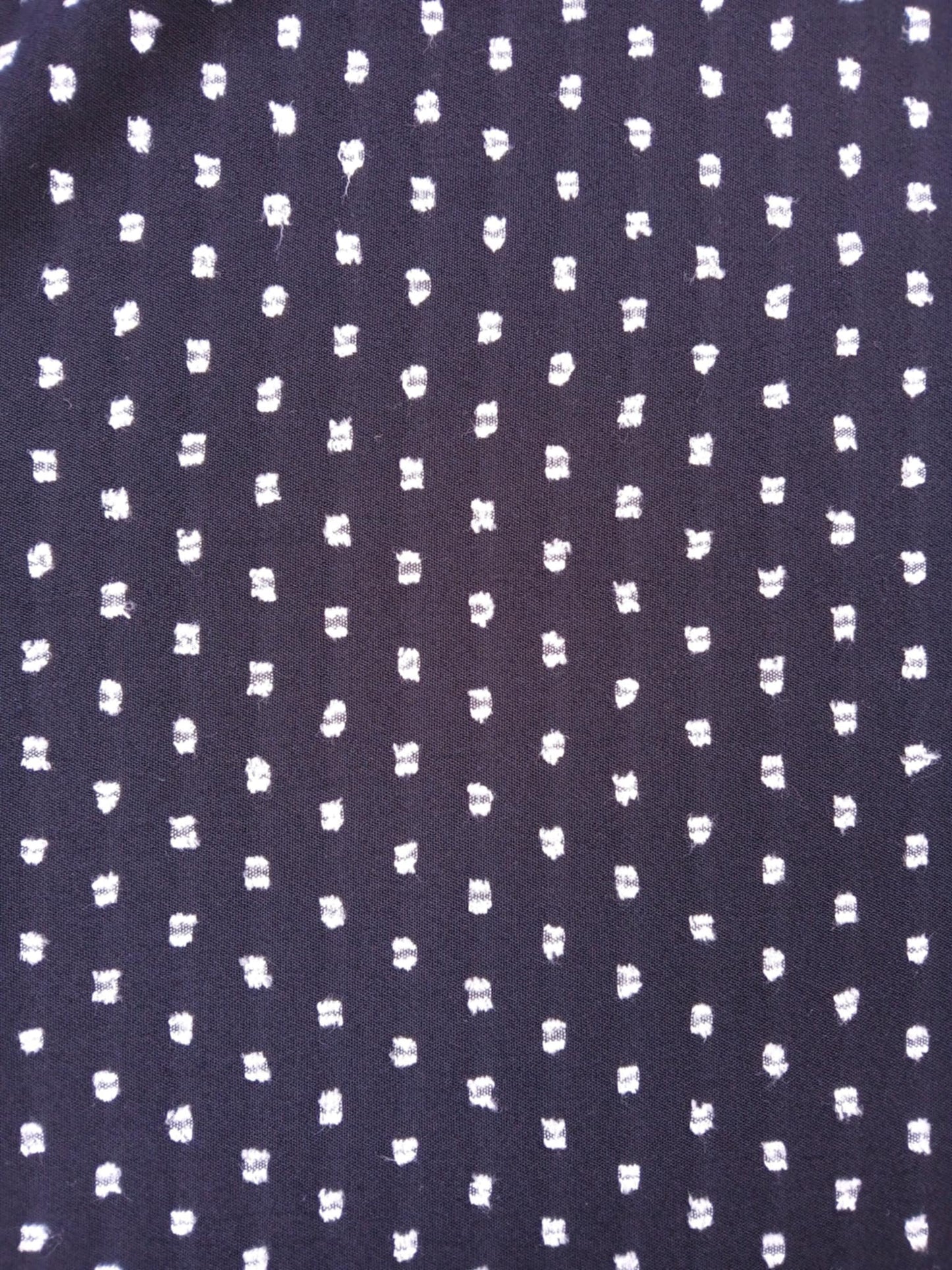 River Island - Polyester - Black/White - 59" Wide - Sold By The Metre