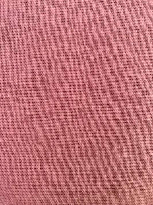 100% Cotton Plain Crafting & Quilting Fabric - 58" Wide - Dusty Pink - £4.99/m