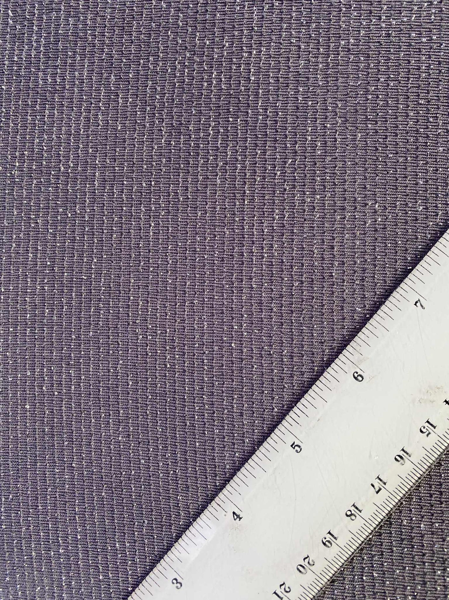 Knitted Moonlight - Grey/Silver - 60"Wide - Sold By The Metre