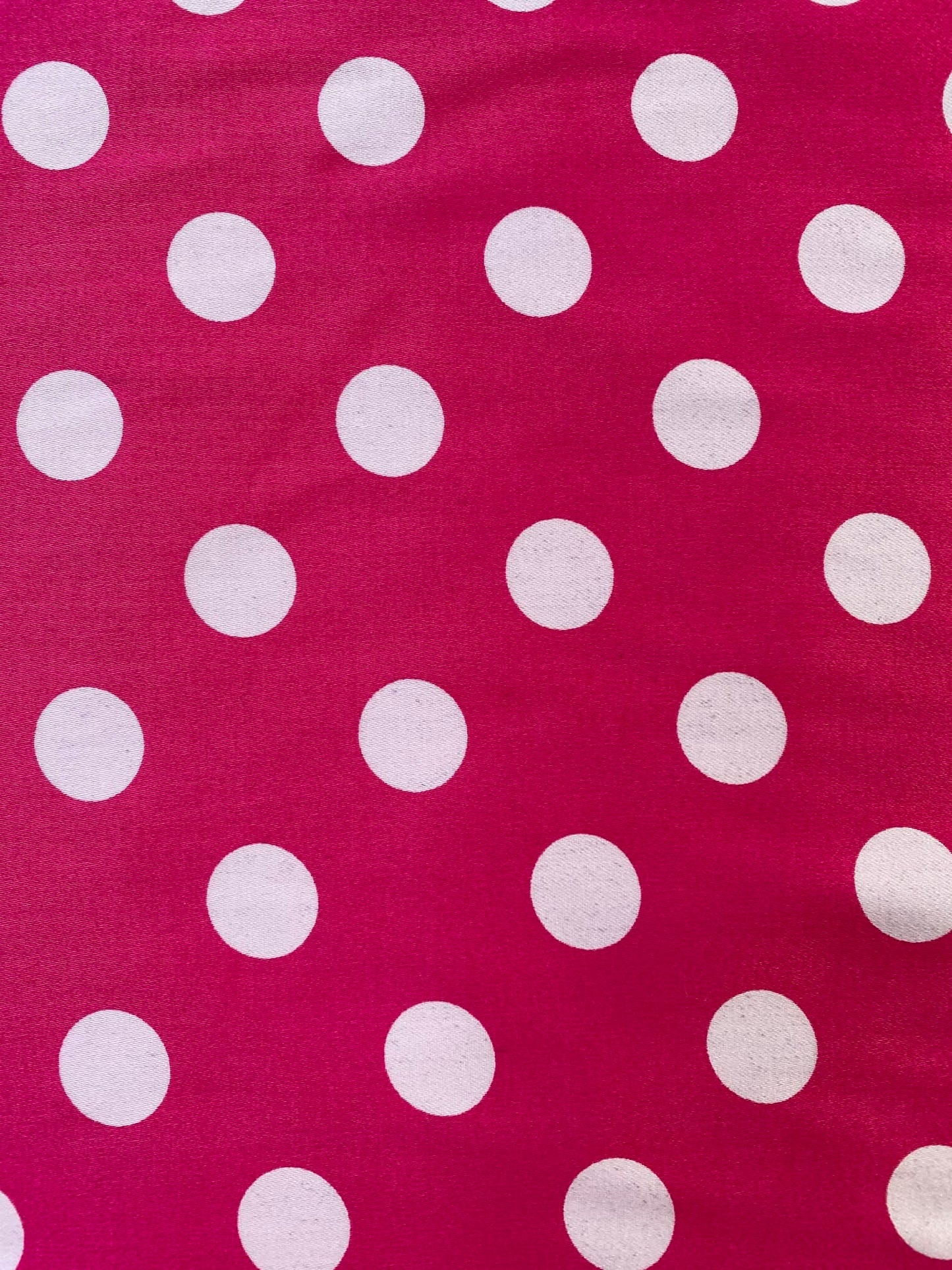 Cotton Spandex 97%/3%- Pink/White - 57"Wide - Sold By The Metre