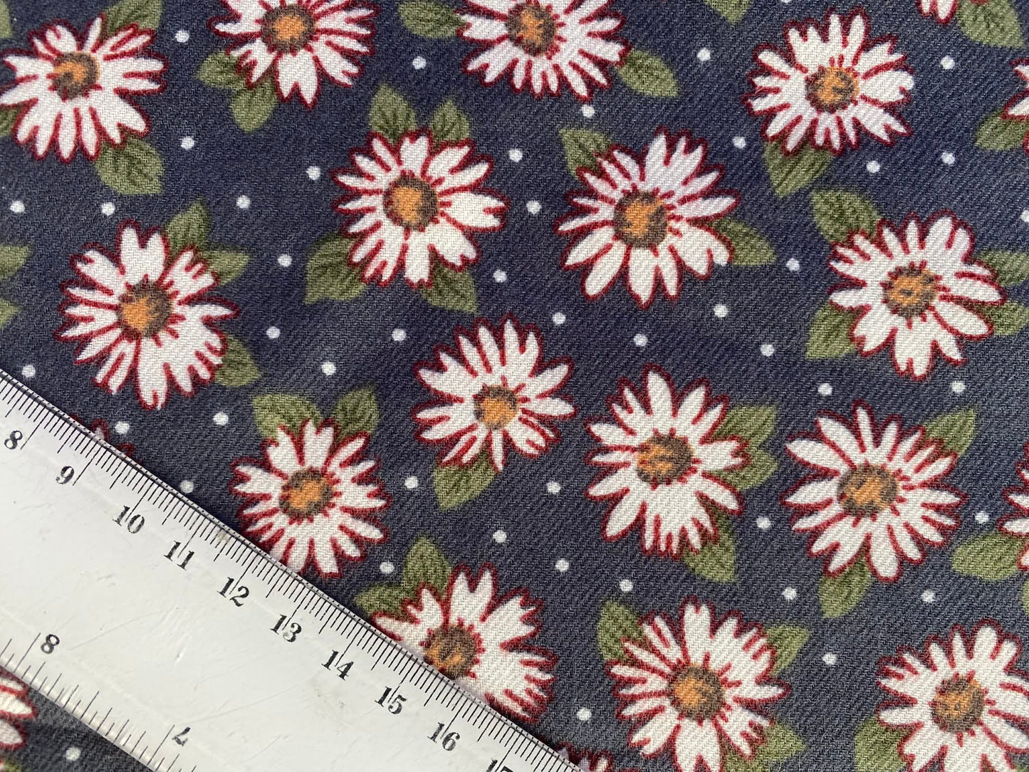 Printed Needlecord 100% Cotton - Grey/Green/White - 57"Wide - Sold By The Metre
