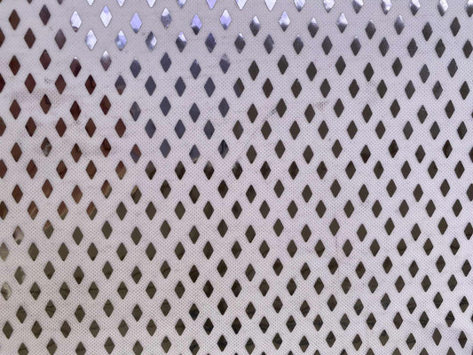 Diamond Powermesh - White/Silver - 59"Wide - Sold By The Metre