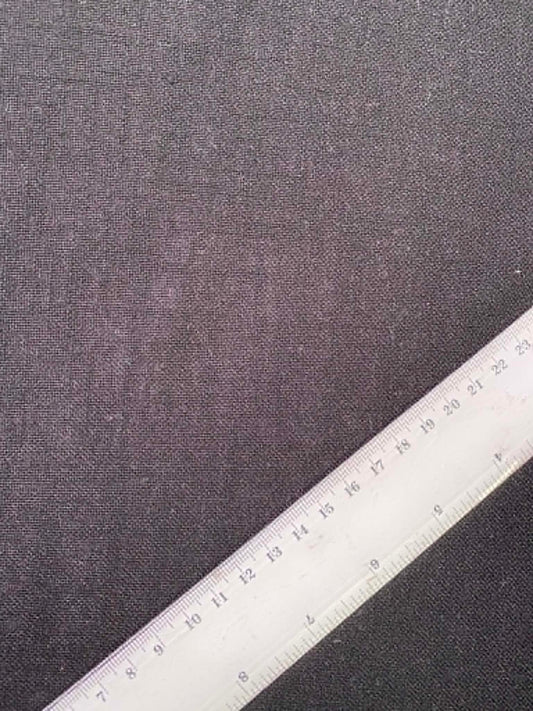 Black Linen-Look Polyester Fabric - 60" Wide - No Stretch - Durable & Versatile - £2.99/m