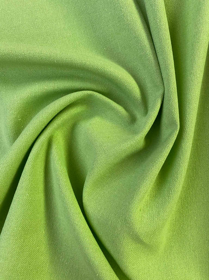 Premium Linen & Cotton Blend Fabric - Lime - 57" Wide - Breathable Dressmaking Fabric
