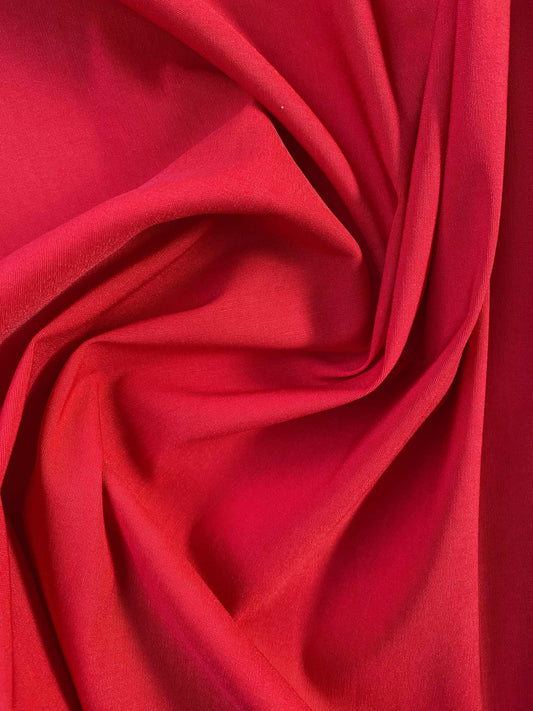 Bengaline - Red - 58"Wide - Sold By The Metre