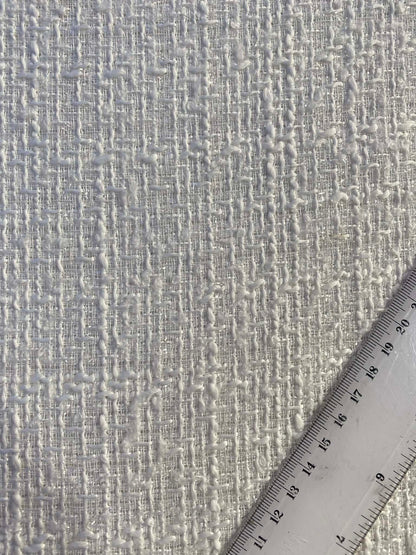 River Island Boucle - Cream Sparkle - 58"Wide - Sold By The Metre