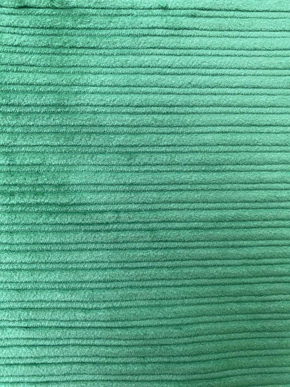 100% Cotton Corduroy - Green - 55"Wide - Sold By The Metre