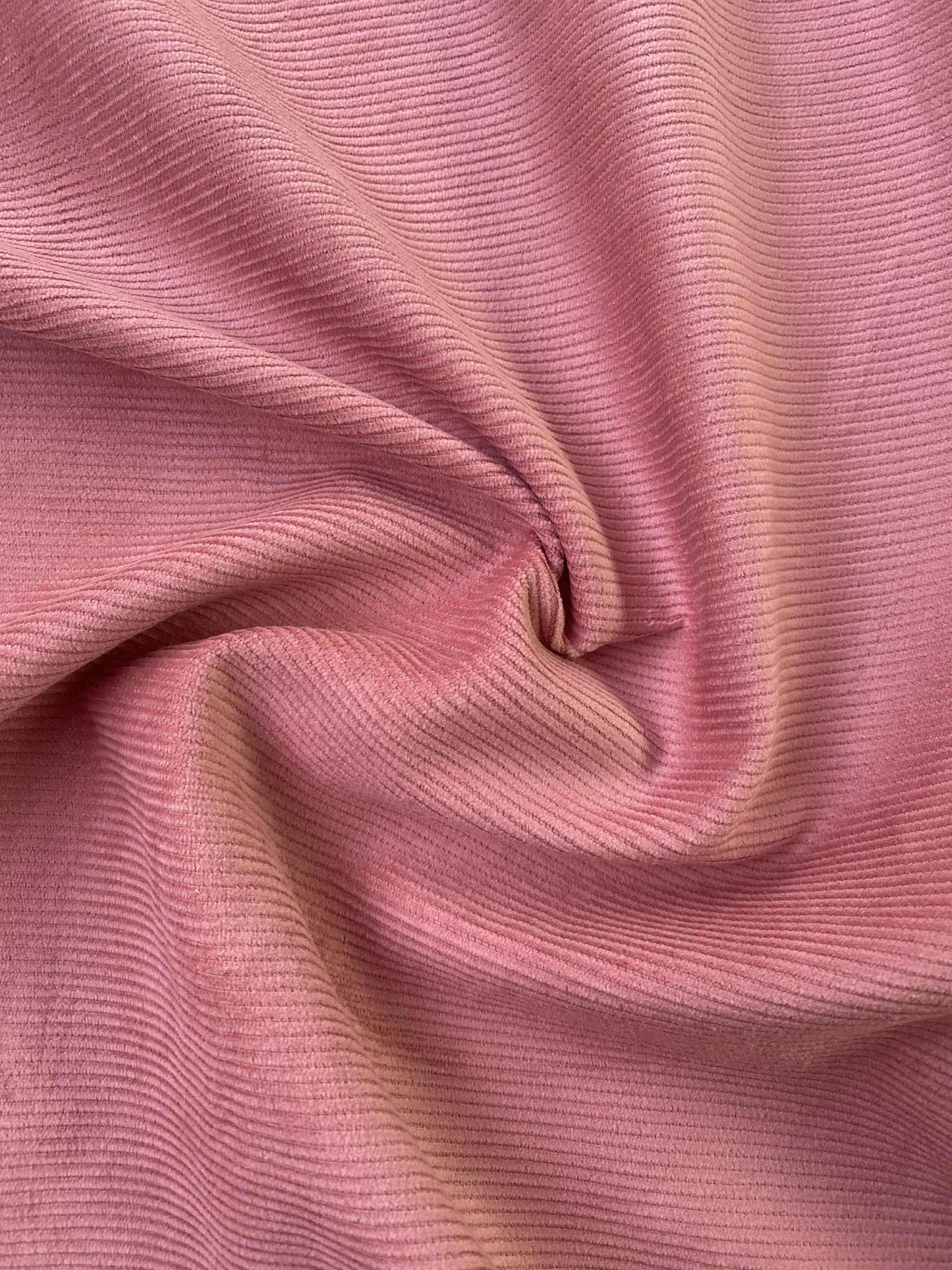 100% Cotton Corduroy - Dusty Pink - 57"Wide - Sold By The Metre