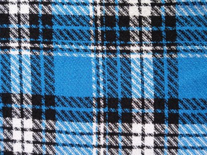 River Island - Boucle - Electric Blue/Black/White - 59" Wide - Sold By The Metre