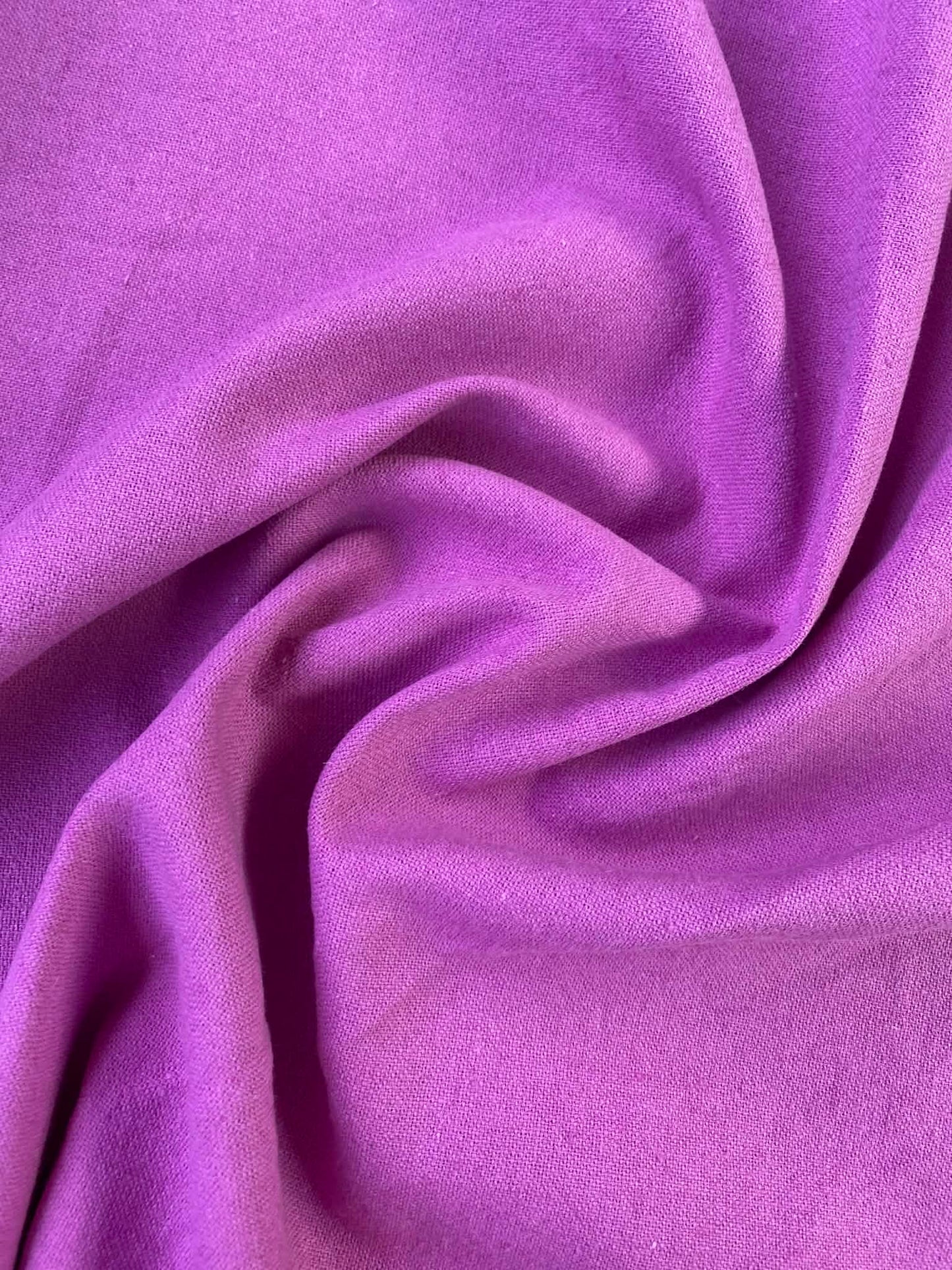 Premium Linen & Cotton Blend Fabric - Pink - 57" Wide - Breathable Dressmaking Fabric