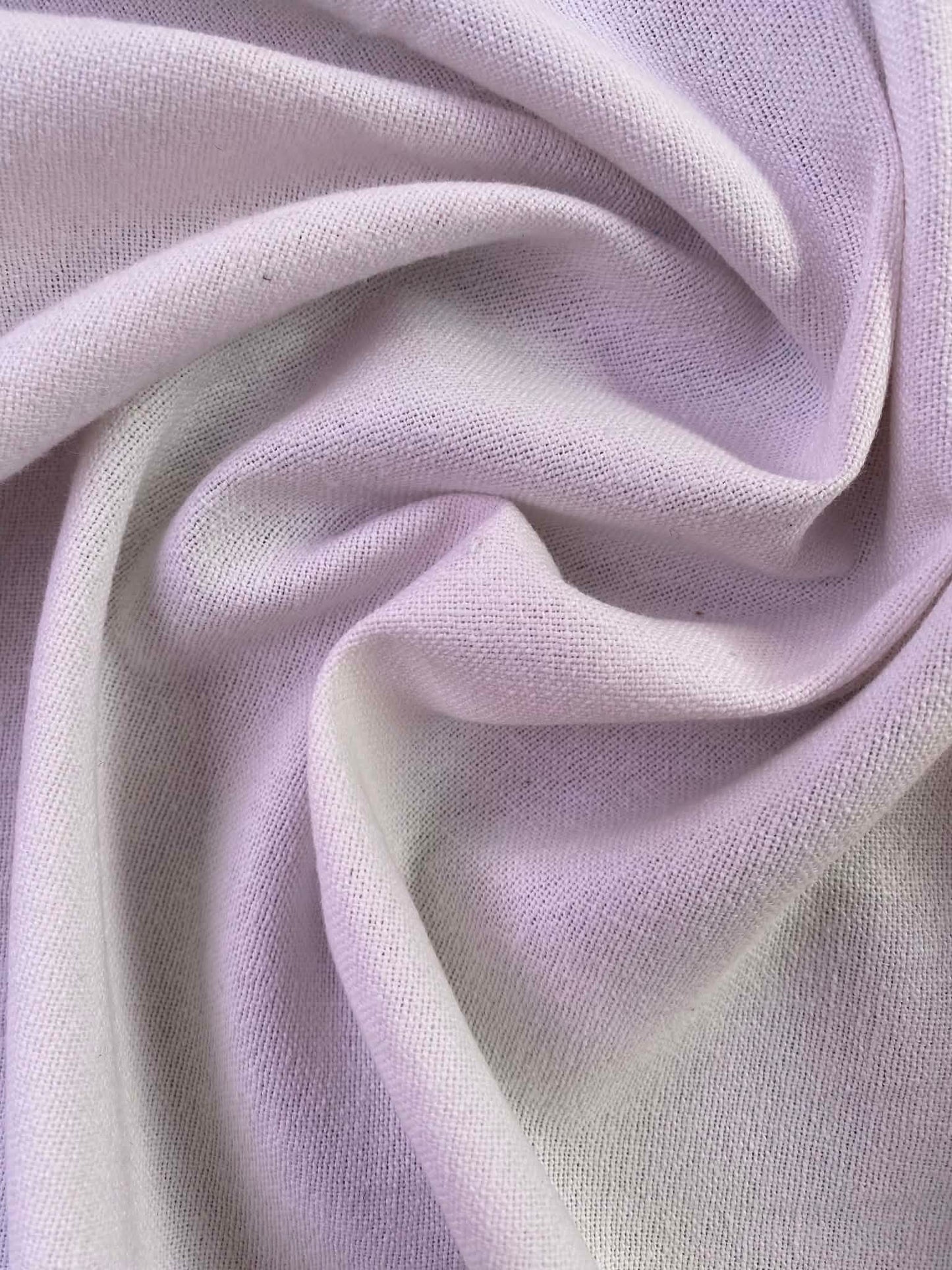 Soft White Cotton Linen Blend Fabric – 57" (145cm) Wide – Non-Stretch
