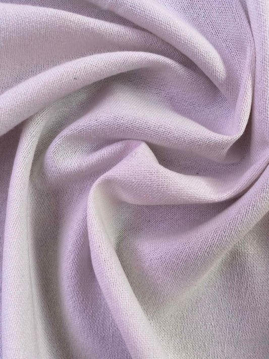 Soft White Cotton Linen Blend Fabric – 57" (145cm) Wide – Non-Stretch