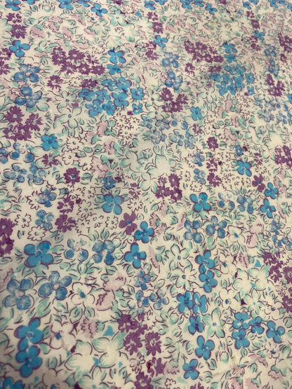 Cotton Dobby - Purple/Pink/Blue/White - 60"Wide - Sold By The Metre