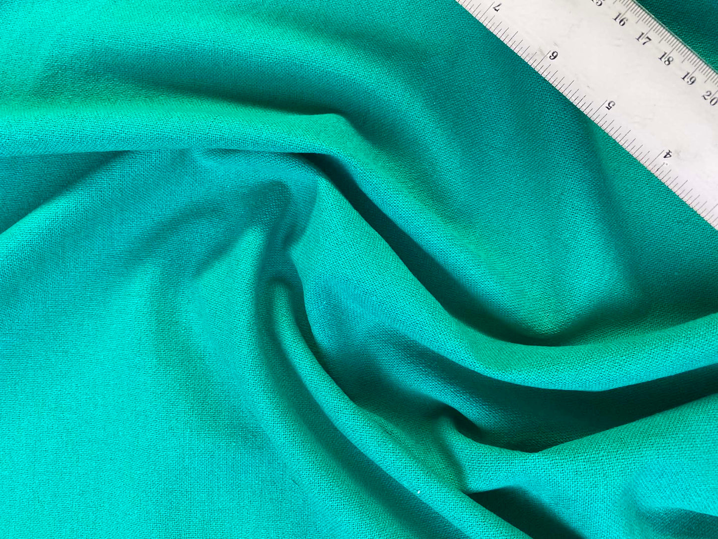 Premium Linen & Cotton Blend Fabric - Emerald- 57" Wide - 2.10 Metres