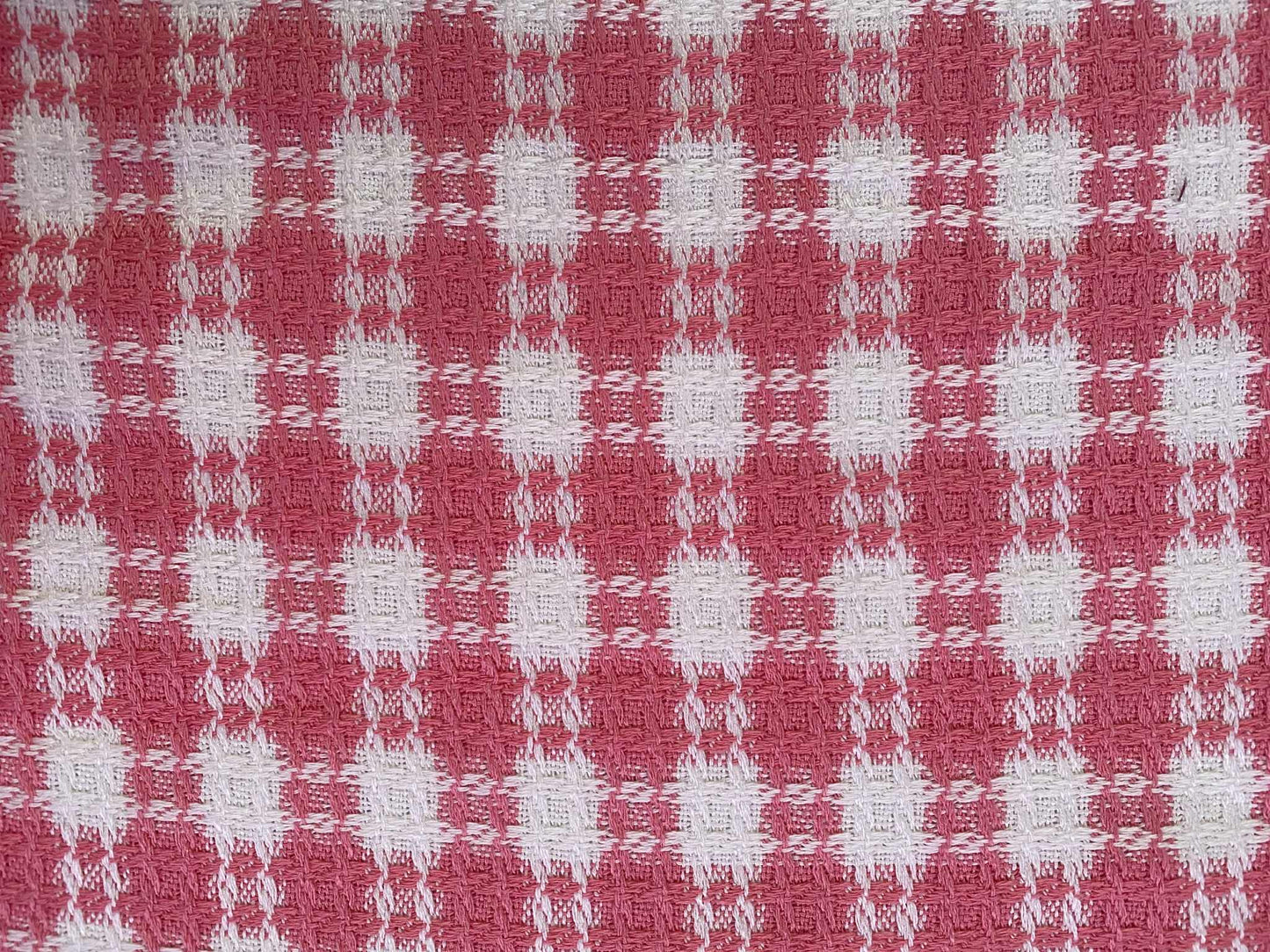 Poly Boucle - Pink/White - 60"Wide - Sold By The Metre