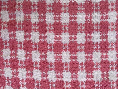 Poly Boucle - Pink/White - 60"Wide - Sold By The Metre