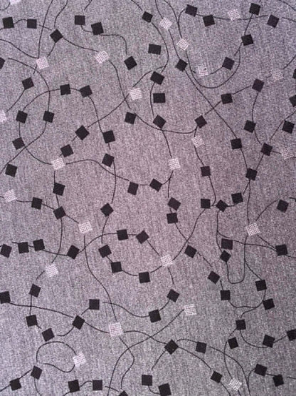 Grey & Silver Ponte Roma Double Knit Jersey Fabric - 60" Wide - Stretch - Mid-Weight - £2.99/m